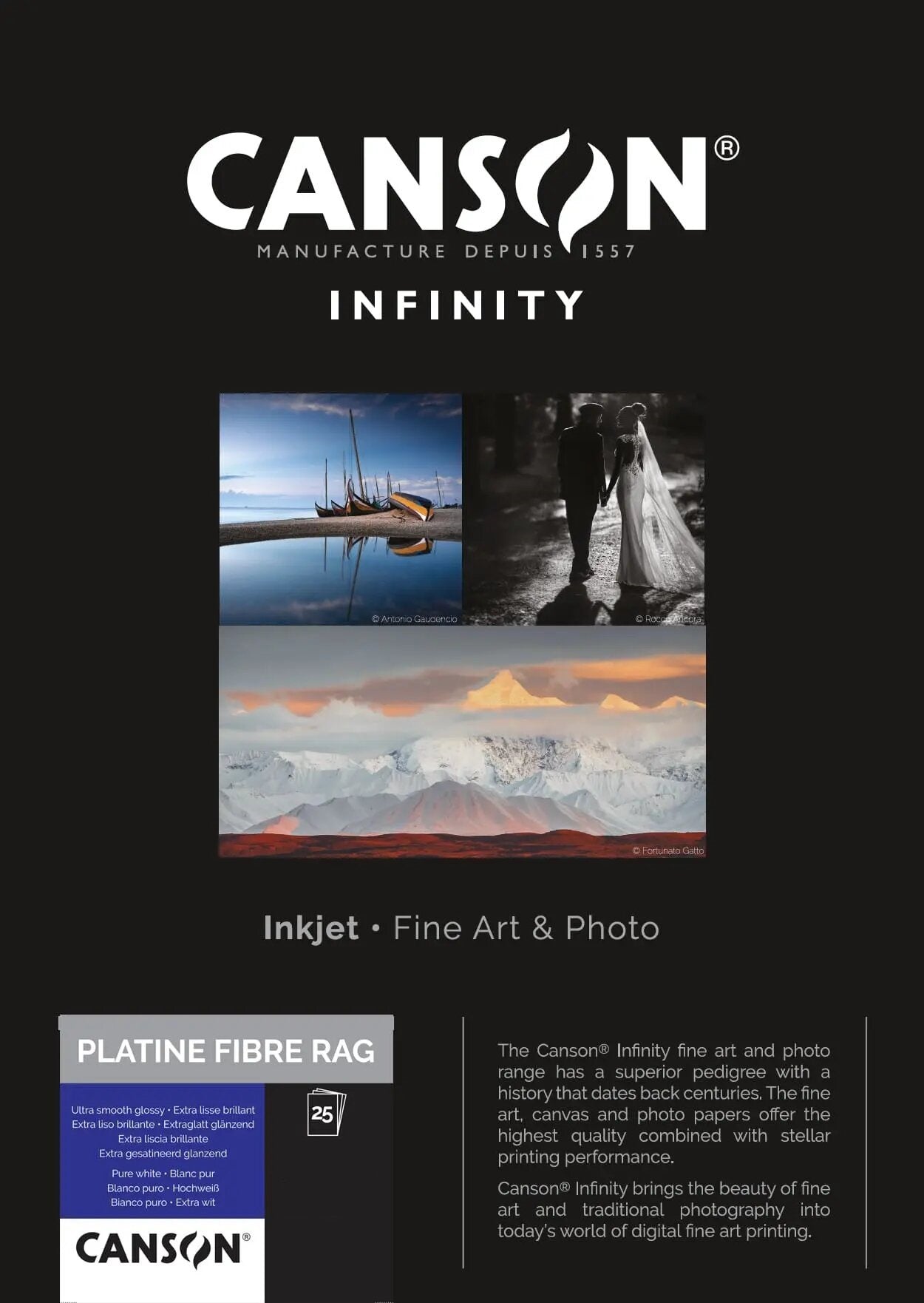 Canson Infinity Rag Photographique II 210 gsm