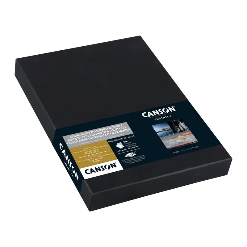 Canson Archivboxen DIN A4 & DIN A3+ Archivboxen für Fotos & Dokumente