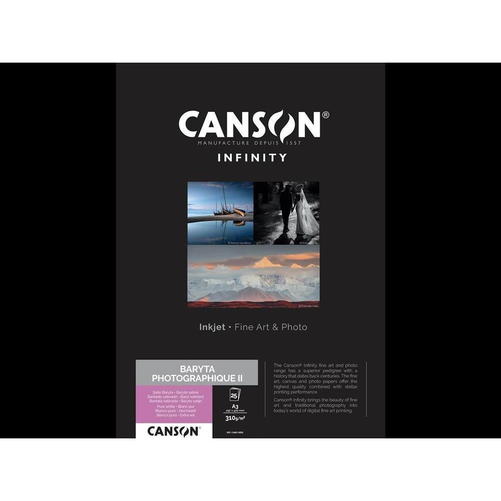 Canson Infinity Baryta Photographique II Satin 310 gsm