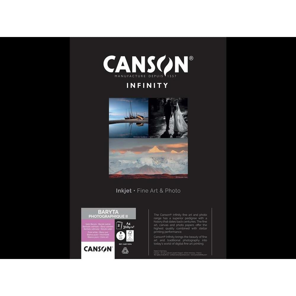 Canson Infinity Baryta Photographique II Satin 310 gsm