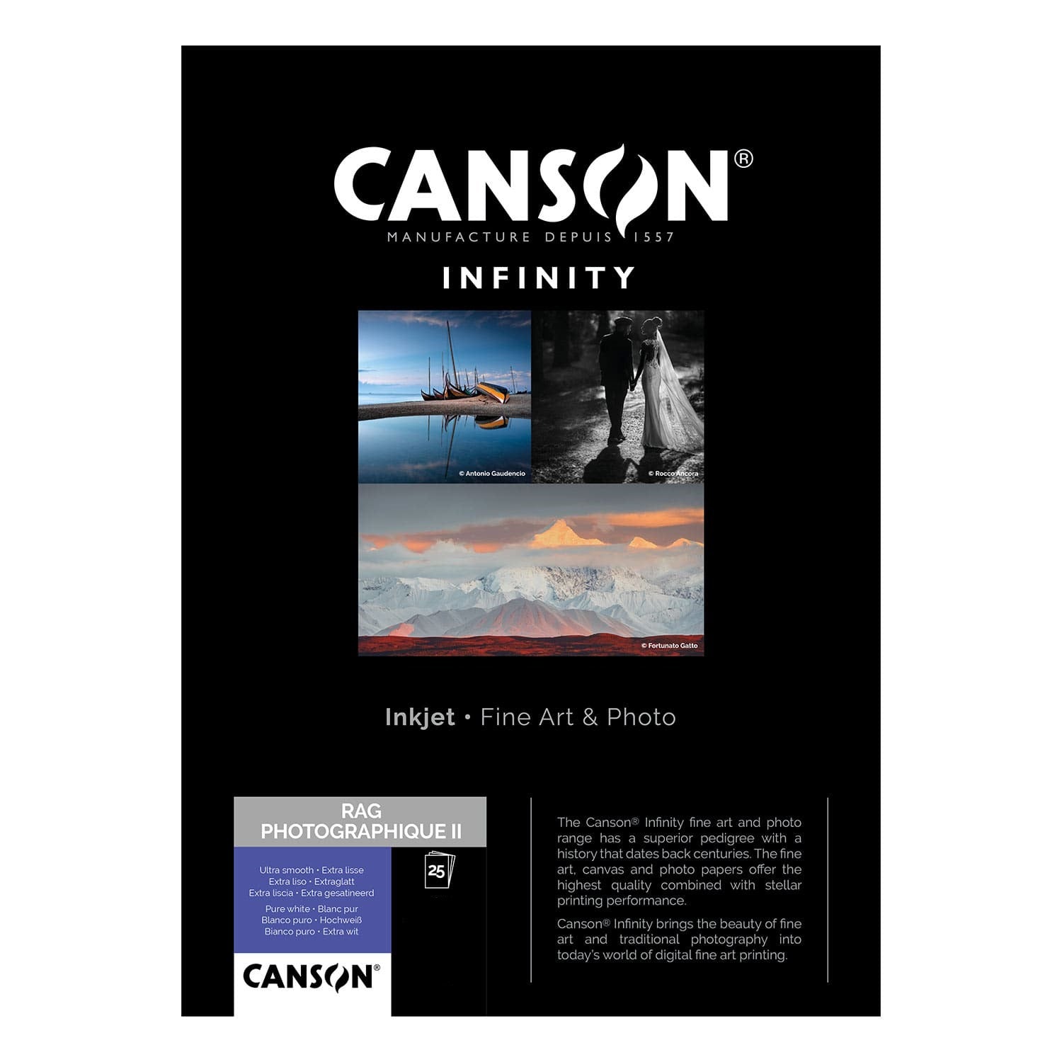 Canson Infinity Rag Photographique II 310 gsm