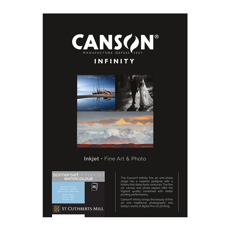 Canson Infinity Somerset ENHANCED Watercolour Rag 240 gsm