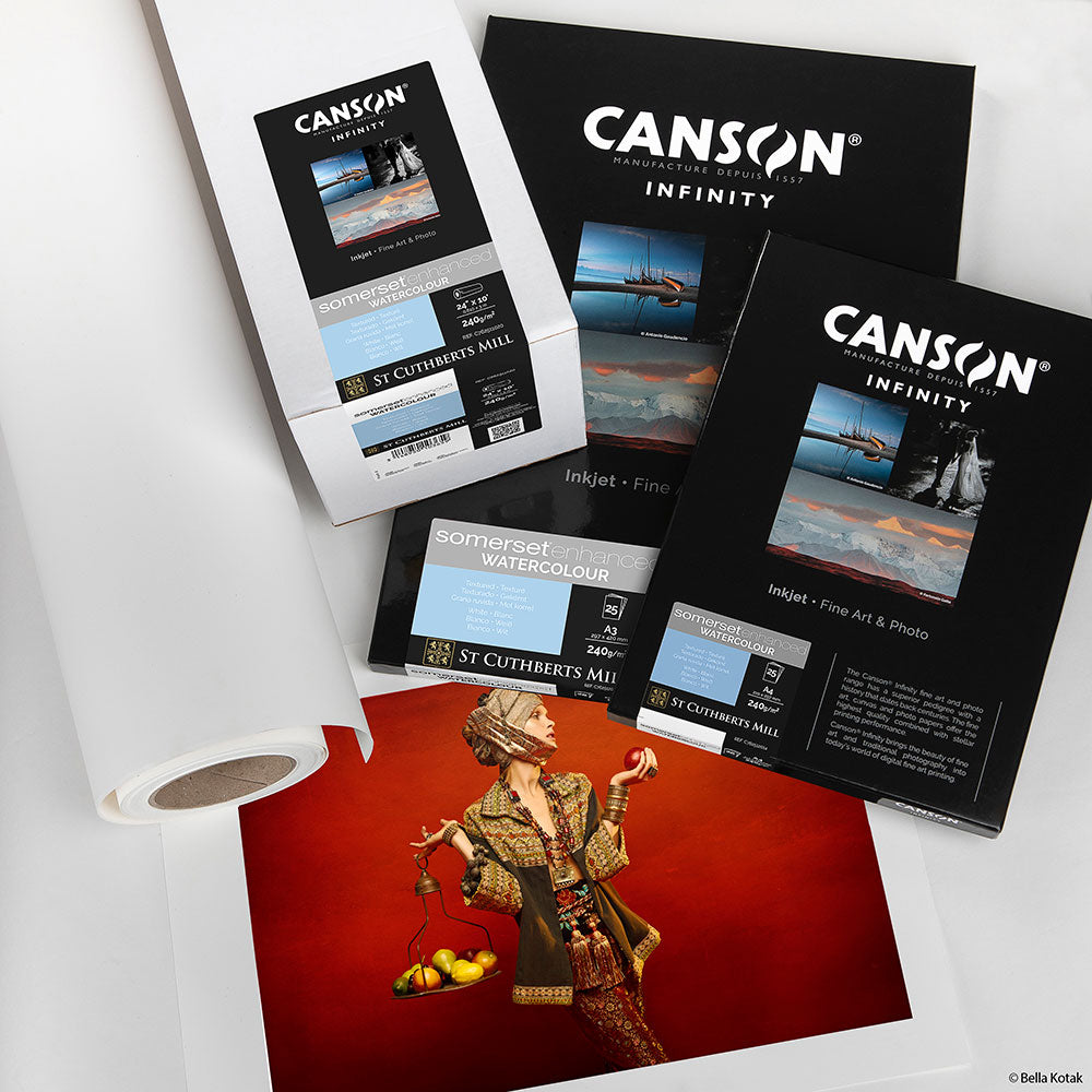 Canson Infinity Somerset ENHANCED Watercolour Rag 240 gsm