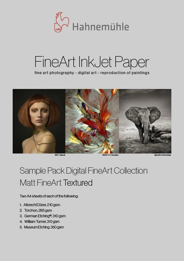 Hahnemühle Sample Pack Matt FineArt Textured