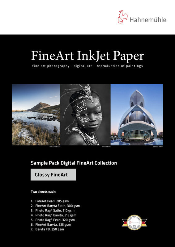 Hahnemühle Sample Pack / Muster Glossy FinArt